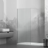 Неподвижная перегородка 139 см RGW WA-08 Walk-in 06100814-151 рифленое