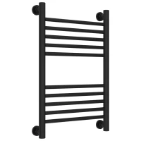 Полотенцесушитель водяной 600x400 перемычка выгнутая черный матовый Сунержа Богема+ 31-0221-6040