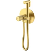 Гигиенический душ Boheme Tech 157-MG со смесителем, золотой матовый