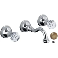 Смеситель для раковины Webert Karenina KA750404065 встраиваемый, бронза