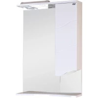 Зеркальный шкаф 58x80 см белый глянец R Onika Лайн 205820