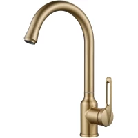 Смеситель для кухни Raffine F103G золотой матовый