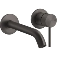 Смеситель для раковины Gessi Gessi316 54083#299 встраиваемый, без донного клапана, черный хром матовый