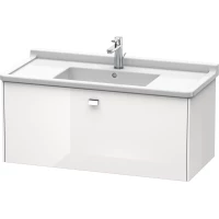 Тумба белый глянец 102 см Duravit Brioso BR404301022