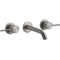 Смеситель для раковины Gessi Gessi316 54492#239 встраиваемый, без донного клапана, нержавеющая сталь