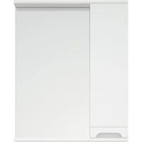 Зеркальный шкаф Corozo Лея SD-00001488 60x73,7 см R, белый глянец/белый матовый