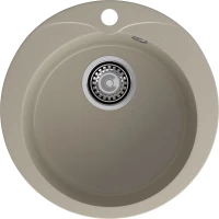 Кухонная мойка GranFest Rondo 480 47,5x47,5 см, топаз