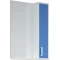 Зеркальный шкаф 50x70 см белый глянец/синий матовый R Corozo Колор SD-00000709 - 2