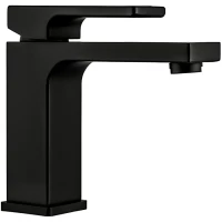 Смеситель для раковины Gappo G1017-6 черный матовый