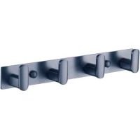 Планка с крючками Fashun A2615-4-17 для ванны, оружейная сталь