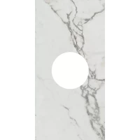 Декор Коррер наборный белый глянцевый 30x60x0,9