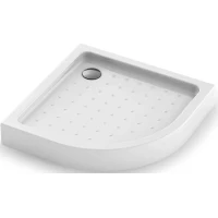 Душевой поддон Veconi Tezeo Acrylic TZ51-80-C5 80x80 см, акриловый, четверть круга, белый глянец