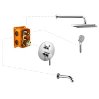 Душевой комплект Haiba HB81088-3