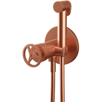 Гигиенический душ Remer Chrono CH65WRP со смесителем, медь матовая