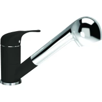 Смеситель для кухни Florentina Сигма 313.14L.1223.302 с выдвижным изливом, хром/антрацит