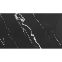 Душевой поддон Rea Magnum Carrara Black REA-K7009 120x90 см, из стеклопластика, прямоугольный, черный мрамор