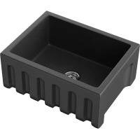 Кухонная мойка Omoikiri Natceramic Mikura 61-BL 4997069 61x46 см, черный