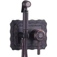 Гигиенический душ Lemark Jasmine LM6619ORB со смесителем, черная бронза