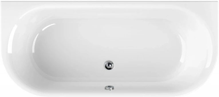 Акриловая ванна 180x80 см Cezares Metauro METAURO-wall-180-80-40-W37