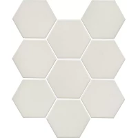 Керамогранит Kerama Marazzi Кальсада белый натуральный из 9 частей 12х10,4 SG1011N