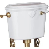 Бачок для унитаза низкий с отверстием для ручки слива Migliore Impero 20793 белый