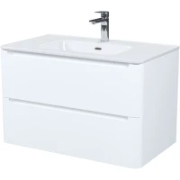 Тумба под раковину IDDIS Edifice EDI80W0i95 80,2 см, подвесная, белый глянец