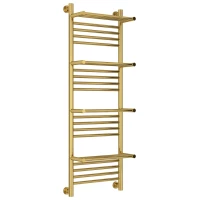 Полотенцесушитель водяной 1200x400 золотой Сунержа Богема с полкой+ 03-0224-1240