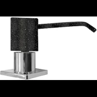 Дозатор для жидкого мыла GranFest 004 250 мл, встраиваемый, для кухни, черный