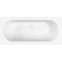 Ванна из литьевого мрамора Whitecross Gin Duo Solid Surface 0225.180080.200 180x80 см, белый матовый