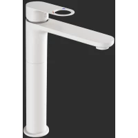 Смеситель для раковины Jaquar Ornamix Prime ORP-WHM-10005BPM без донного клапана, белый матовый