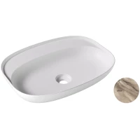 Раковина-чаша Alice Form Amazon 22460188N 60x45 см, накладная, бежевый мрамор