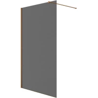Душевая перегородка Knotlor Velum WI120TG0RB 120 см, профиль бронза матовая, стекло тонированное