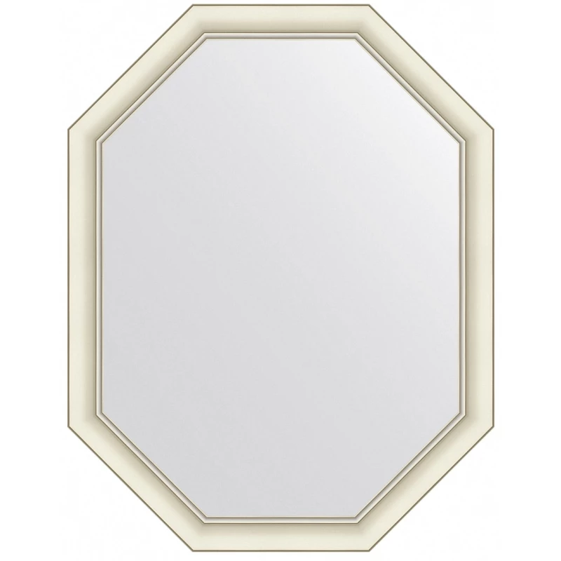 Зеркало 61x81 см белый с серебром Evoform Octagon BY 7435