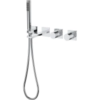 Смеситель для ванны Vincea Alto VBTW-6AL1CH встраиваемый, с душевым гарнитуром, хром