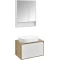 Комплект мебели дуб эльвезия/белый глянец 69 см Акватон Либерти 1A279801LYC70 + 1A281203LYC70 + 1A73313KLK010 + 1A252202SD010 - 1