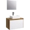 Комплект мебели дуб балтийский/белый глянец 80 см Aqwella 5 Stars Mobi MOB0108DB + MOB0708W + 4640021064269 + SM0208 - 1