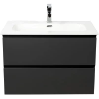 Тумба под раковину Visobath Granada 87521/Ceniza 79,5 см, подвесная, пепельный матовый