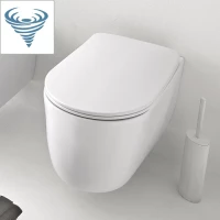 Унитаз подвесной Kerasan Nolita 531530 безободковый, торнадо, белый матовый