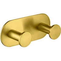 Планка с крючками Timo Saona 13014/20 для ванны, темное золото матовый