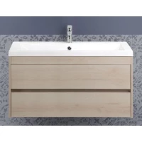 Тумба под раковину Art&Max Family FAMILY-1000-2C-SO-PB 99,6 см, подвесная, белая сосна