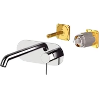 Смеситель для раковины Remer X Style X15KB встраиваемый, без донного клапана, хром