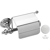 Держатель туалетной бумаги Stil Haus Giunone G11C(03) хром/белый матовый