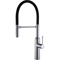 Смеситель для кухни Zorg SH 2022 CR с гибким изливом, хром