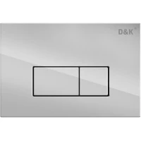 Кнопка смыва D&K Rhein DB1499001 для инсталляции, хром