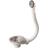 Выпуск для кухонной мойки Wirquin 30717336 3 1/2-40, с переливом