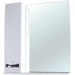 Изображение товара зеркальный шкаф 65x87 см белый глянец l bellezza абрис 4619710002011