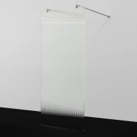 Душевая перегородка WasserKRAFT Vechte 60W46BN-FL 109,4 см, профиль никель, стекло рифленое