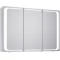 Зеркальный шкаф белый глянец 100x70 см Aqwella 5 Stars Milan Mil.04.10 - 1