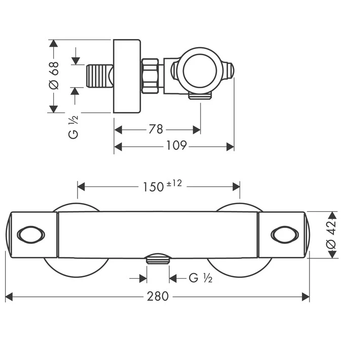 Термостат для душа Hansgrohe Ecostat 1001 SL 13261000 - фото 2