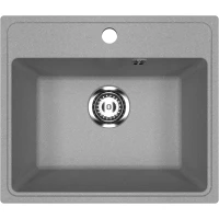 Кухонная мойка Uperwood Econ UPD-408 4910201233 49x42 см, серый матовый